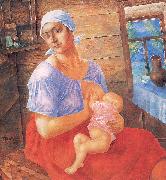 Petrov-Vodkin, Kozma Mother China oil painting reproduction